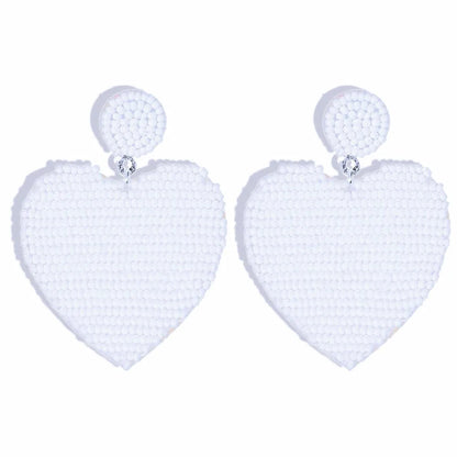 Feel the Love: White Heart Earrings for Every Style Jewelry Bubble