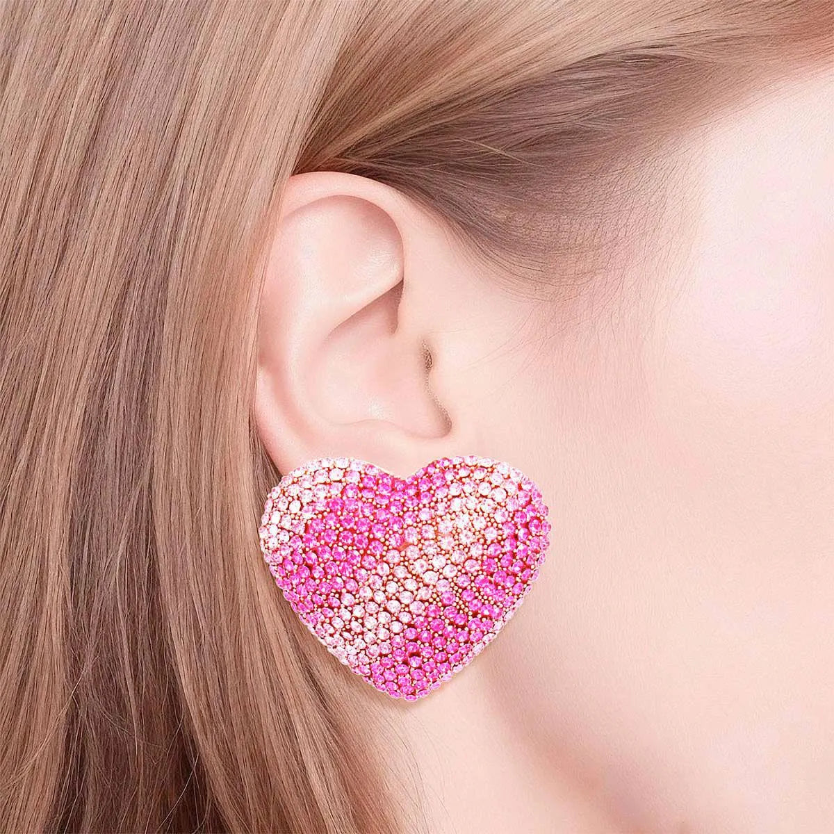 Find Your Sparkle: Women's Pink Stud Earrings to Captivate Hearts Jewelry Bubble