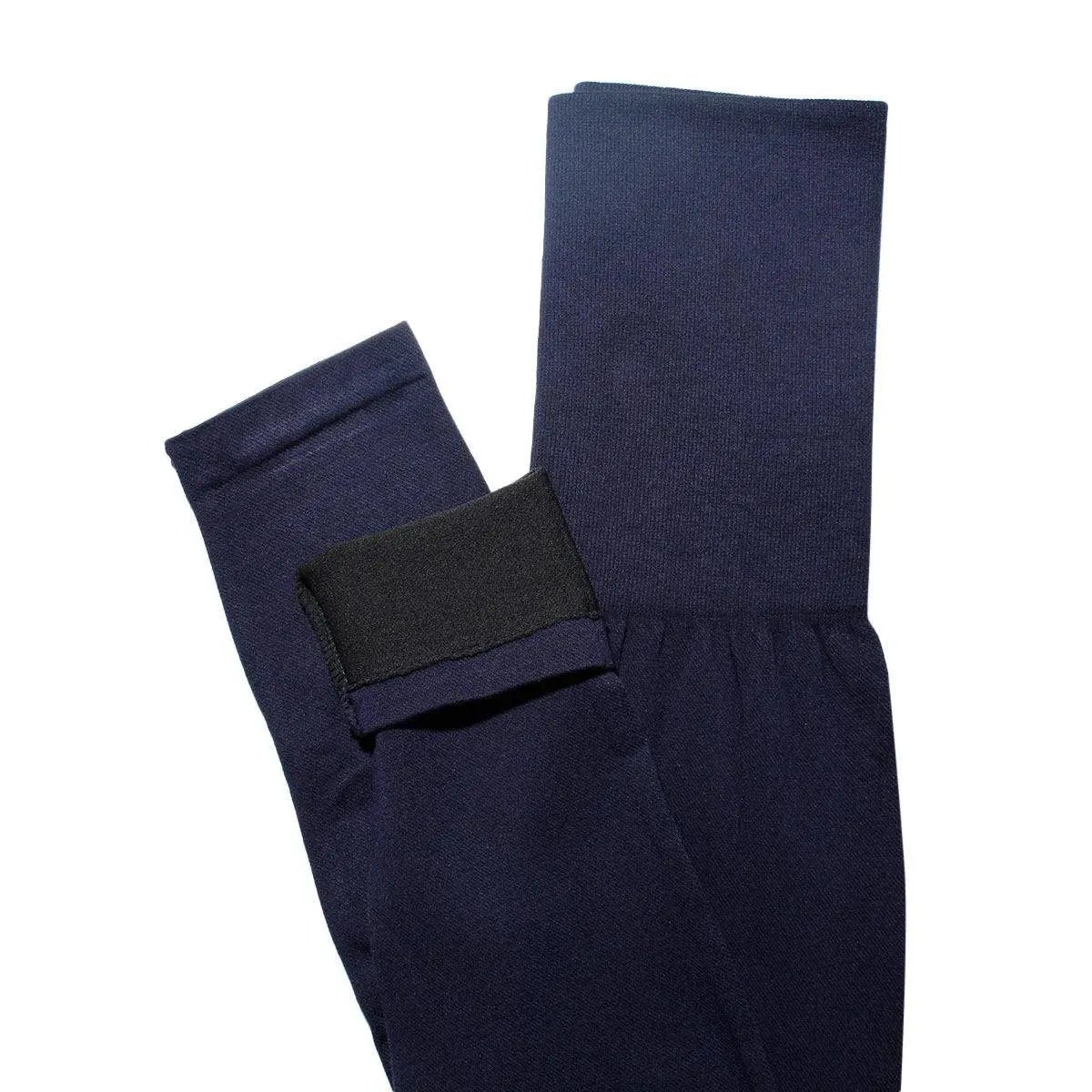 Flaunt Your Curves in Navy Plus Size High Waist Leggings - Shop Now!