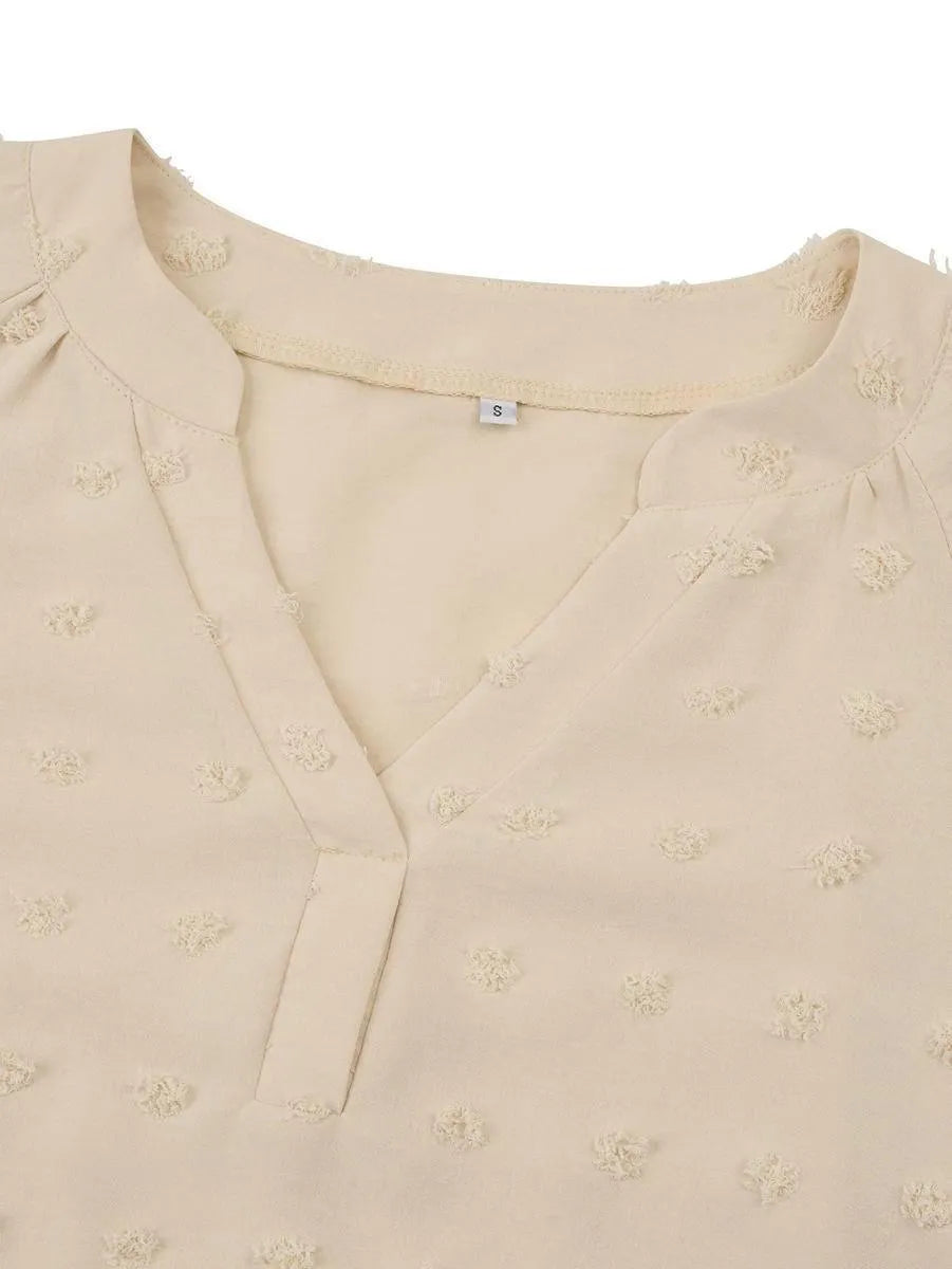 Get Noticed with Swiss Dot Blouse: Perfect for Casual Chic | Shop Now! Jewelry Bubble