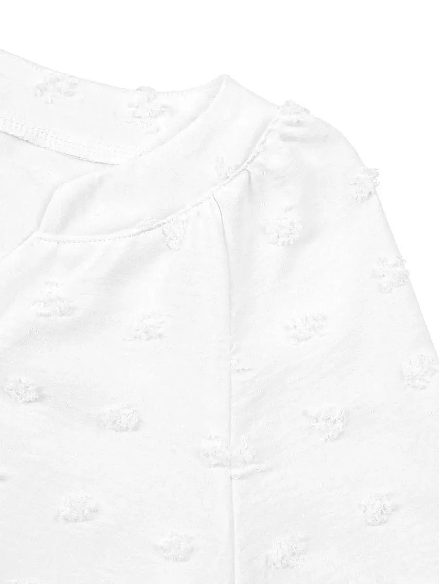 Get Noticed with Swiss Dot Blouse: Perfect for Casual Chic | Shop Now!