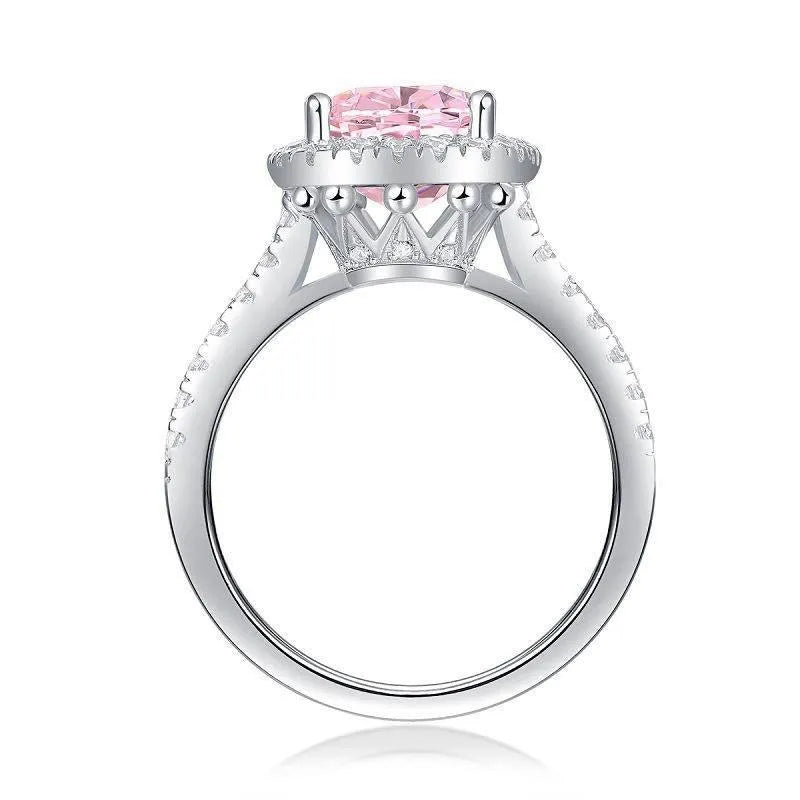 Get Stunning Pink Silver Plated Ring for Any Occasion Jewelry Bubble