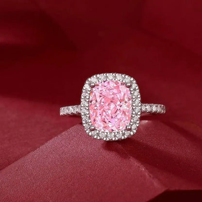 Get Stunning Pink Silver Plated Ring for Any Occasion Jewelry Bubble