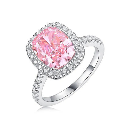 Get Stunning Pink Silver Plated Ring for Any Occasion Jewelry Bubble