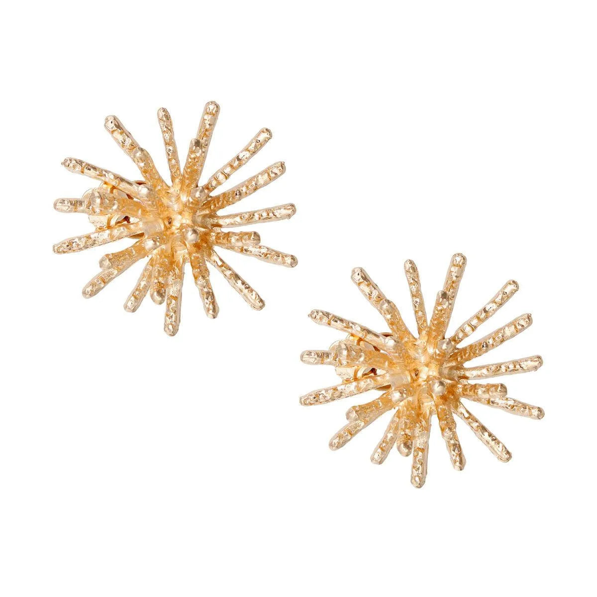 Get Stylish with Clip On Gold Spike Earrings for Women Jewelry Bubble