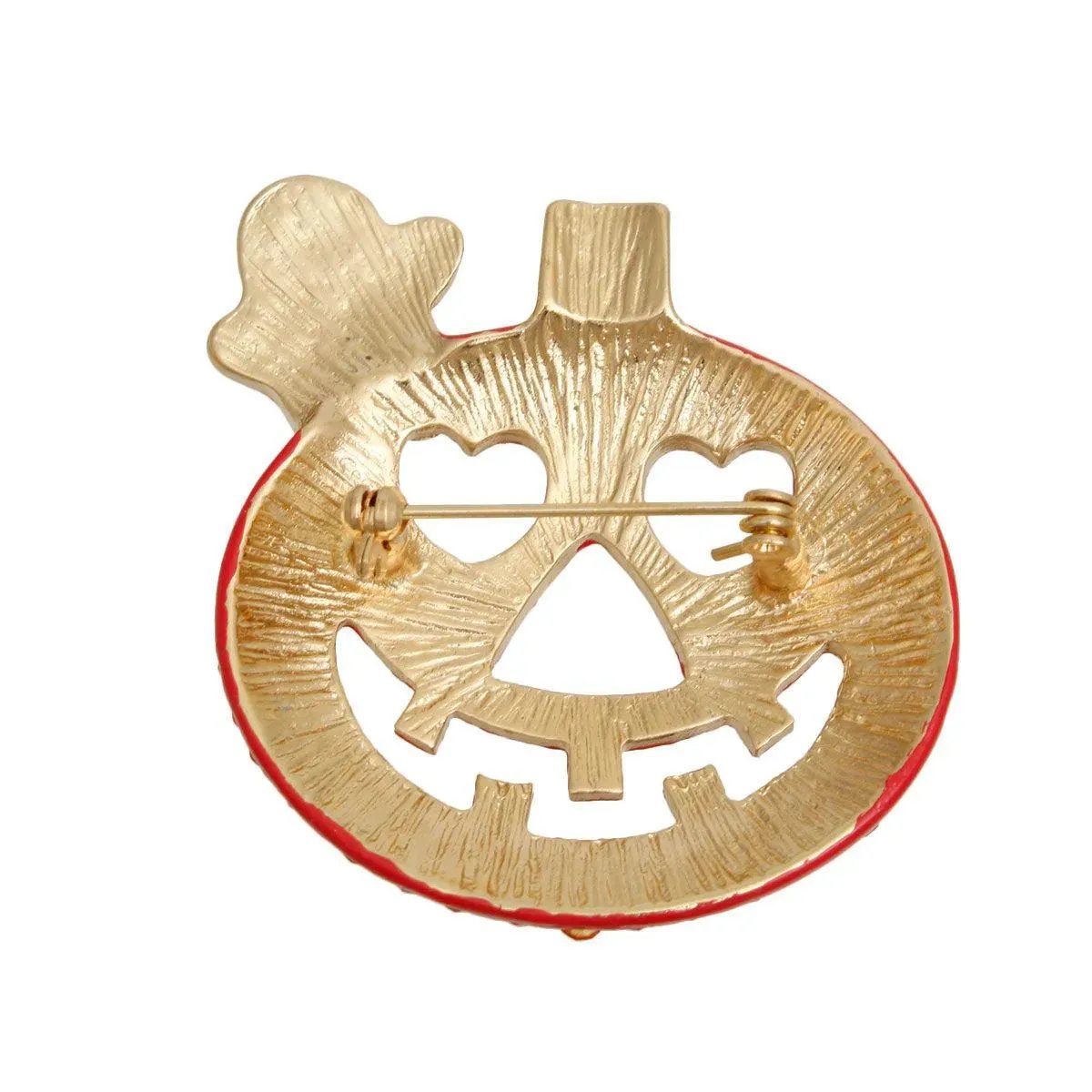 Get in the Halloween spirit with this Jack O Lantern Ghost Brooch Pin