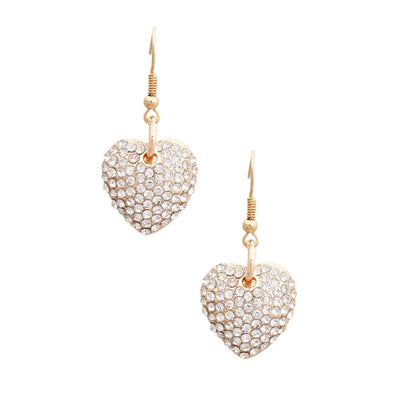 Heart Charm Earrings: A Thoughtful Present for Loved Ones & Special Events Jewelry Bubble