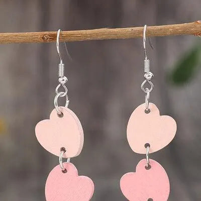 Love Your Style with Heart Dangle Earrings Jewelry Bubble