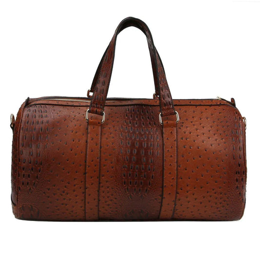 Make a Fashion Statement with Women's Brown Duffle Bag Set Pinktown