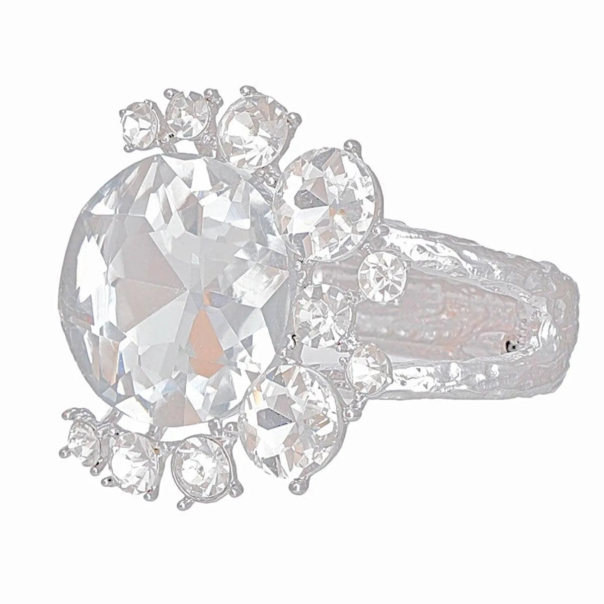 Make a Statement: Must-Have Clear/Silver Cuff Bracelet for a Blissful Wrist Pinktown