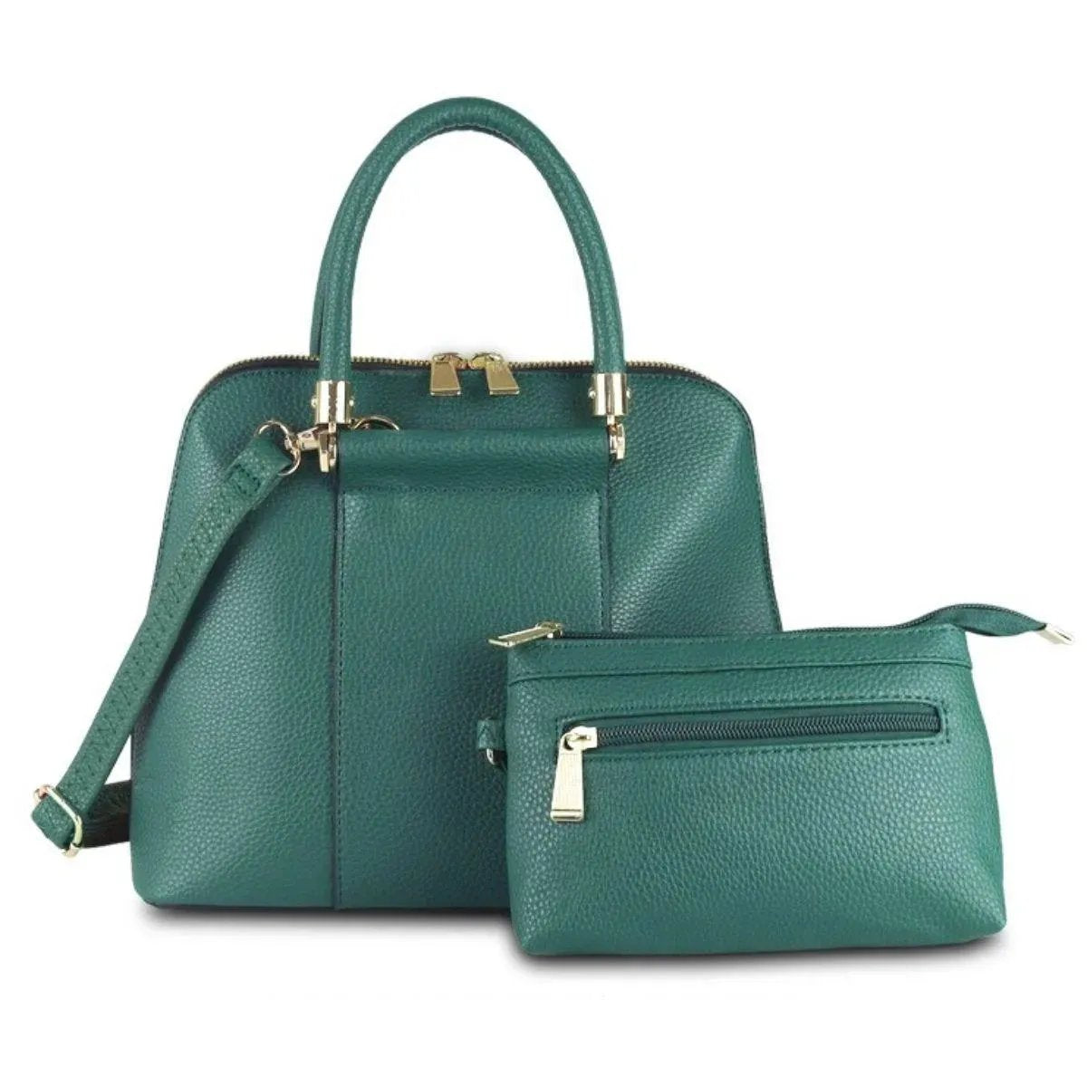 Must-Have Accessory: Chic Women's Green Handbag Ensemble Coveted Classic