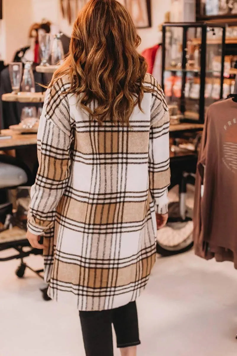 Plaid Long Shacket for Women Stay Stylish and Cozy | Buy Now Jewelry Bubble