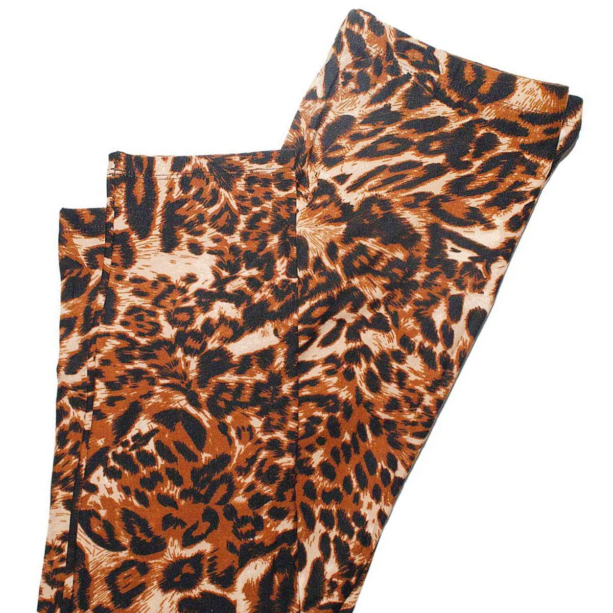 Roar in Style: Trendy Plus Size Leopard Print Leggings - Buy Now! Jewelry Bubble