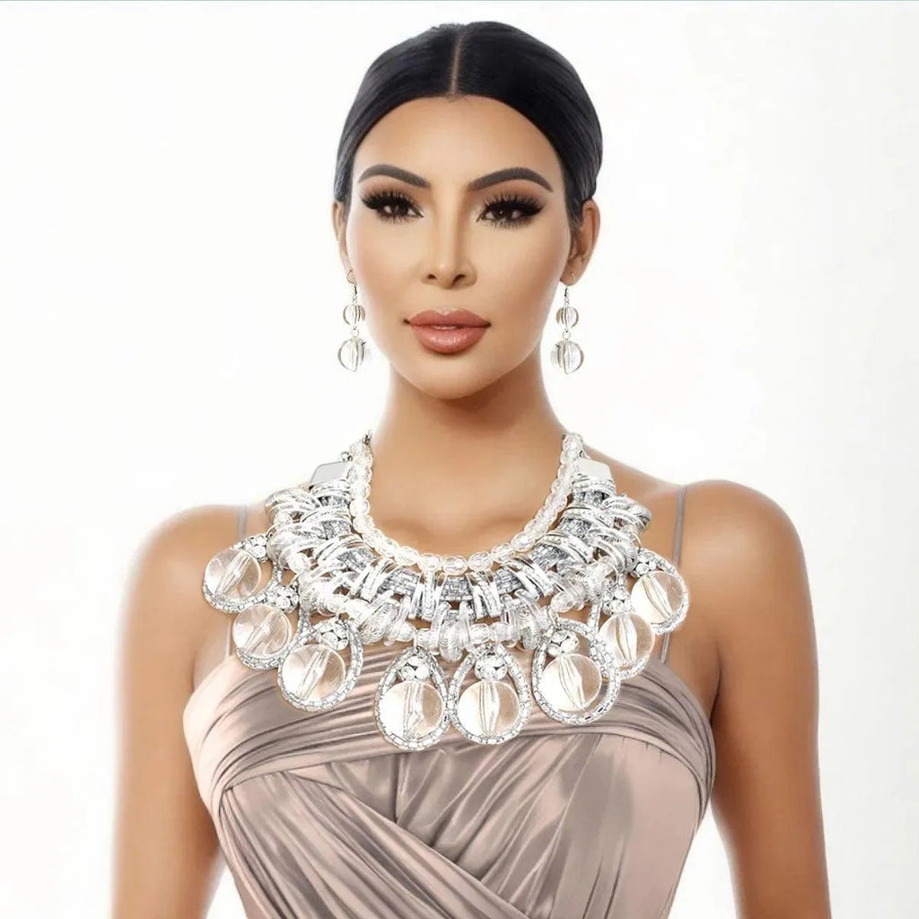 Shop Now for Atomic Statement Necklace Set – Fashion Jewelry