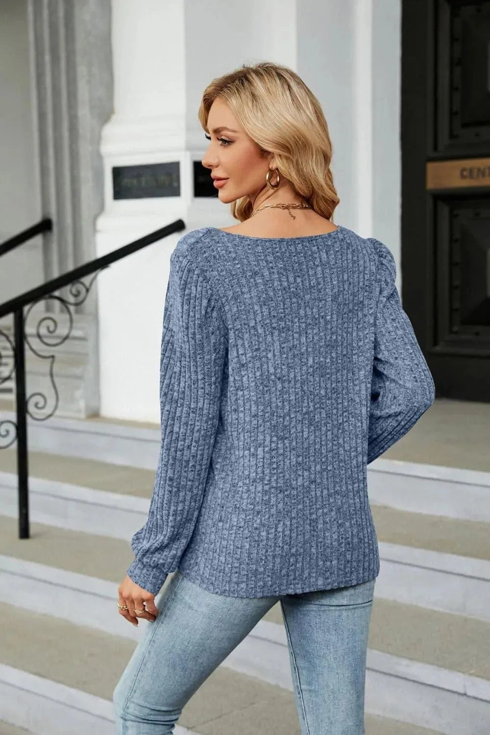 Shop the Perfect Ribbed Square Neck Top for Effortless Style