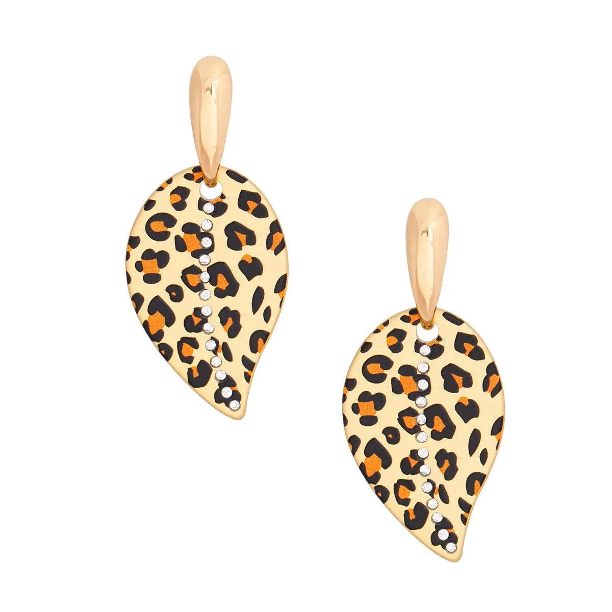 Show Your Fierce Style with Our Women's Gold Tone Earrings - Shop Now! Jewelry Bubble