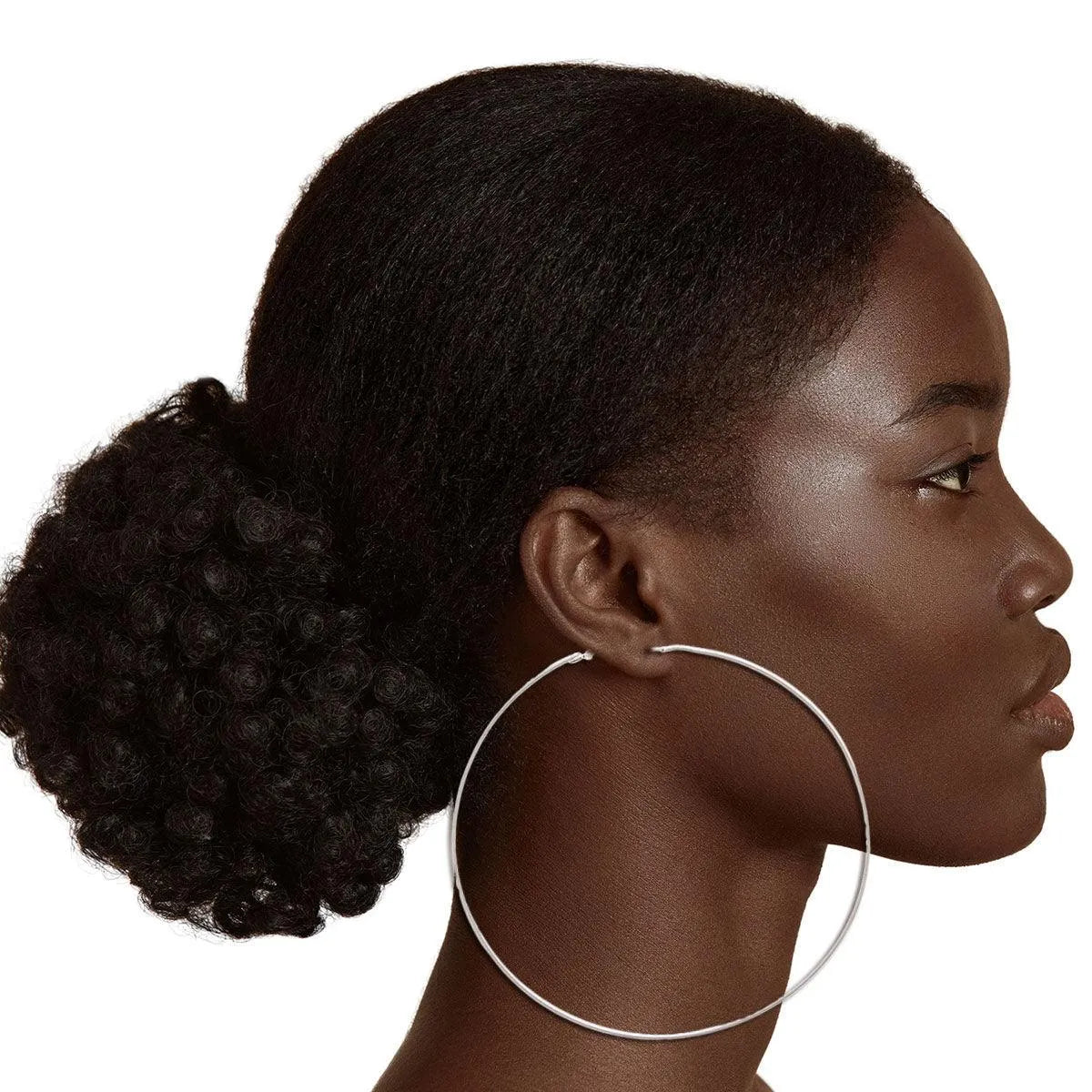 Simply Chic: Classic Silver Tone Hoop Earrings for Women - Buy Now! Pinktown