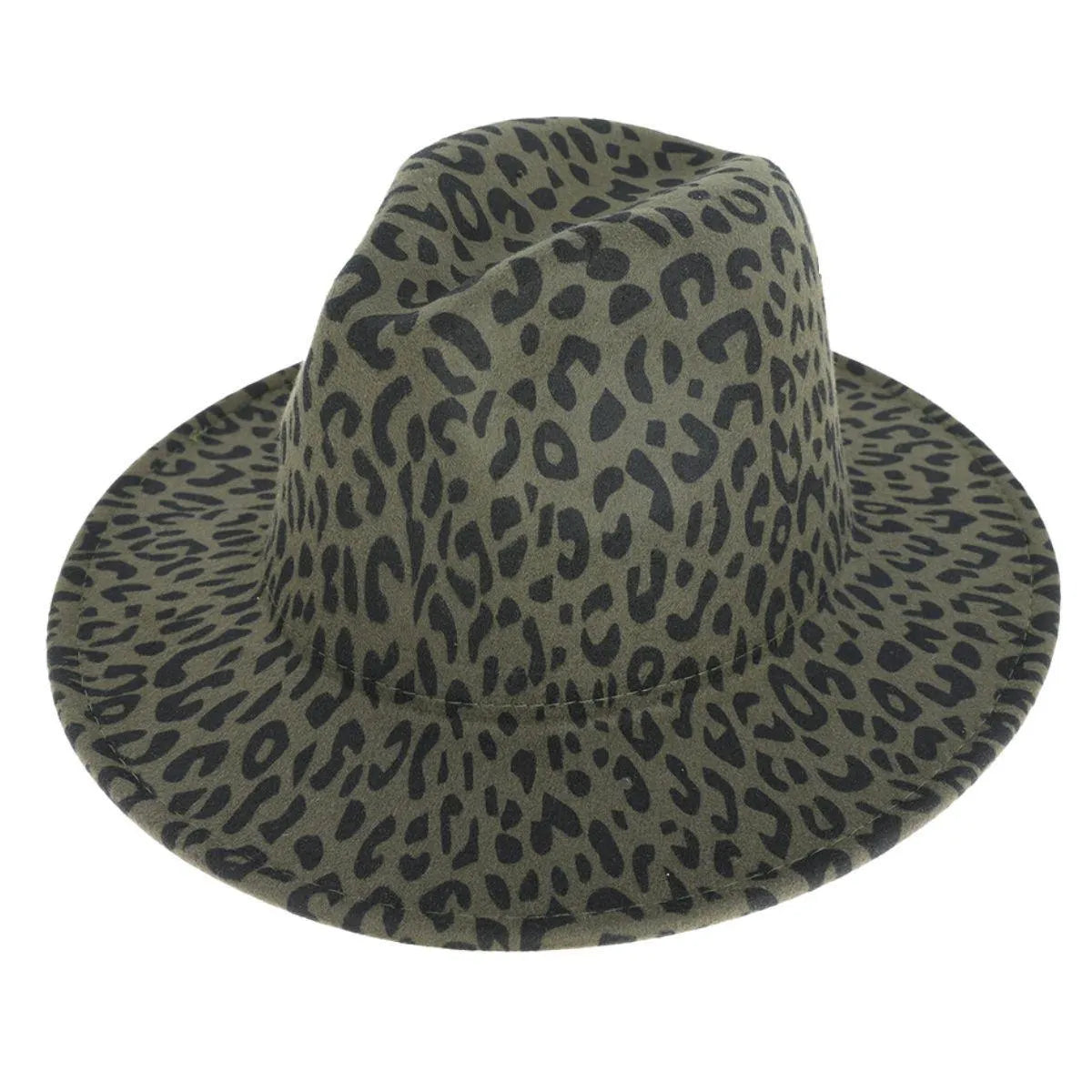 Stand Out in Style: Green Leopard Fedora for Fashionable Individuals Jewelry Bubble