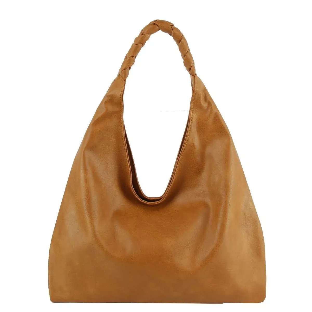 Stylish Brown Vegan Leather Hobo Bag: Perfect Mix of Fashion and Function for Everyday Use