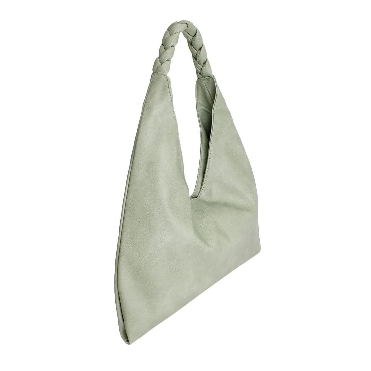 Stylish Green Vegan Leather Hobo Bag: Perfect Mix of Fashion and Function for Everyday Use Jewelry Bubble