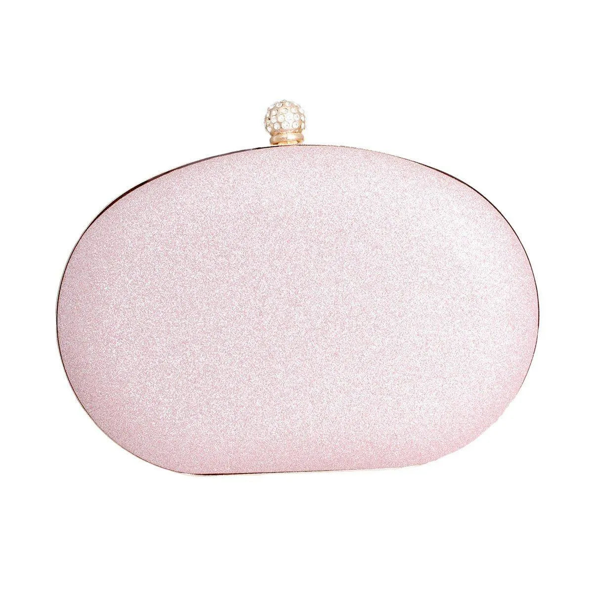 Stylish Pink Crystal Clutch: Perfect for Women Jewelry Bubble