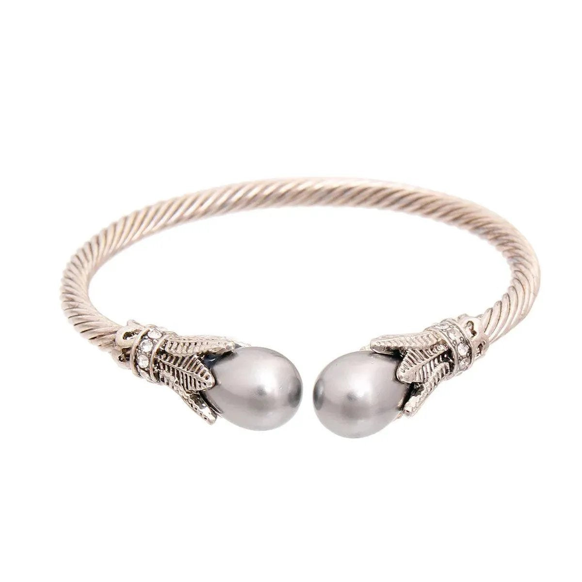 Timeless Beauty Meets Modern Chic: Pearl Accent Cuff Bracelet Must-Have