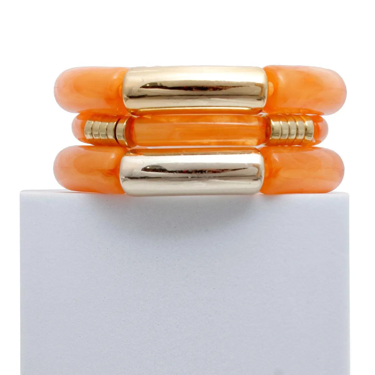 Tube Stretch Bangle: Stylish Set for Any Look Jewelry Bubble