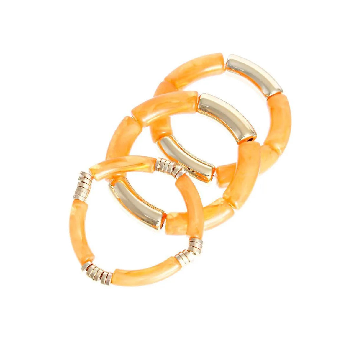 Tube Stretch Bangle: Stylish Set for Any Look Jewelry Bubble