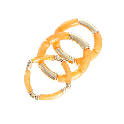 Tube Stretch Bangle: Stylish Set for Any Look Jewelry Bubble