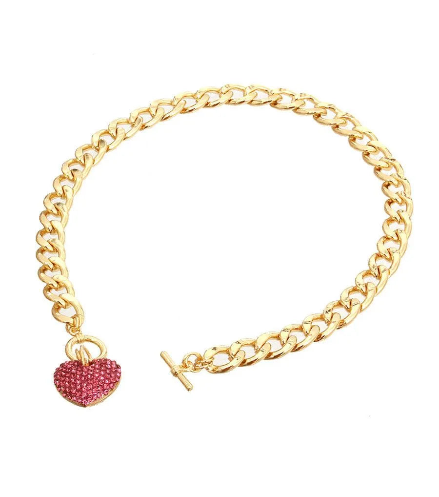 Turn Heads with a Heart Toggle Necklace - Order Today! Jewelry Bubble