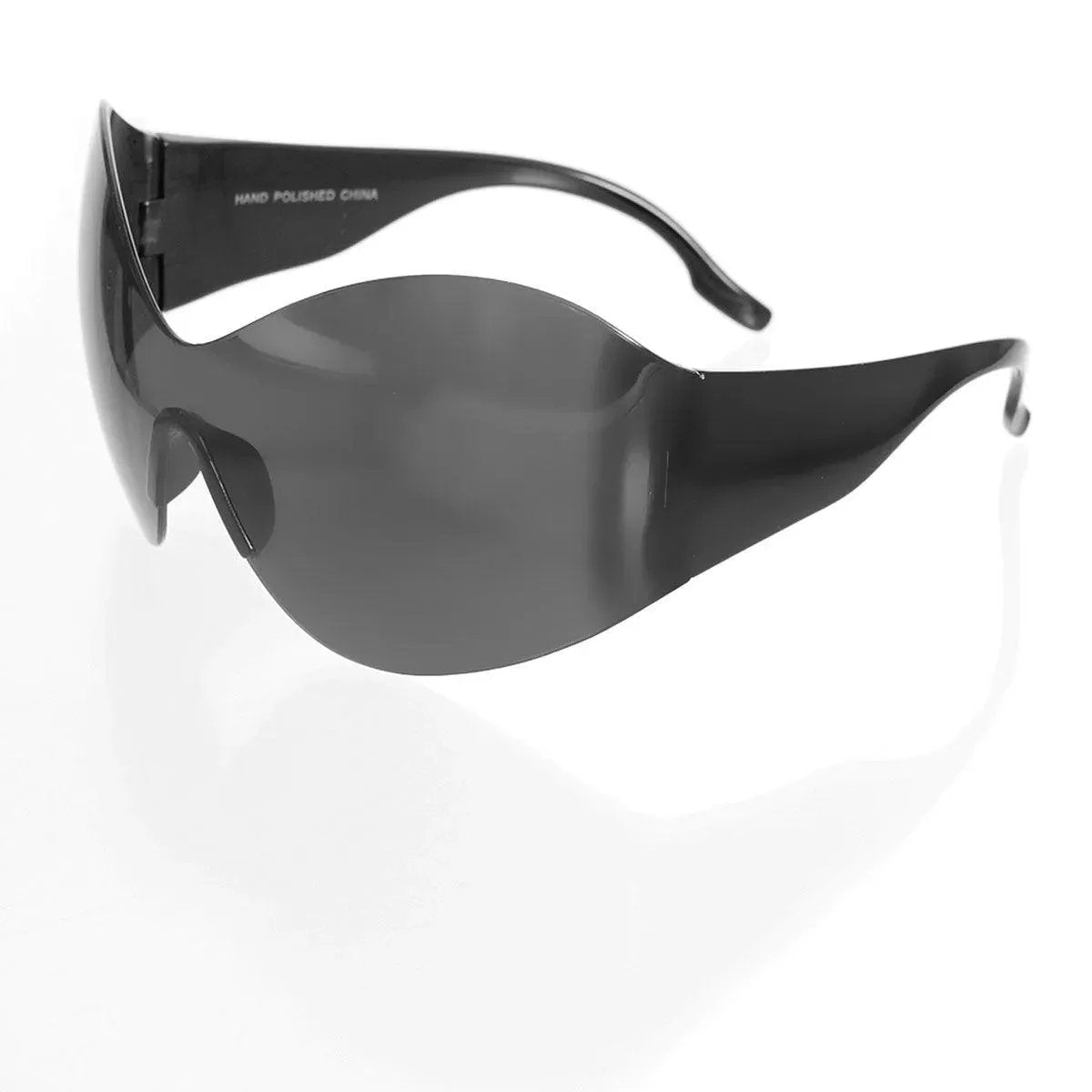 Unlock Style: Trendy Black Mask Butterfly Sunglasses