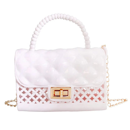 White and Breezy Mini Crossbody Handbag: Unleash Your Inner Fashionista Pinktown