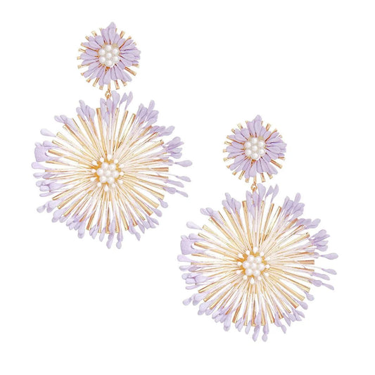 Why You'll Love Our Lavender Flower Dangle Earrings – Find Out! Jewelry Bubble