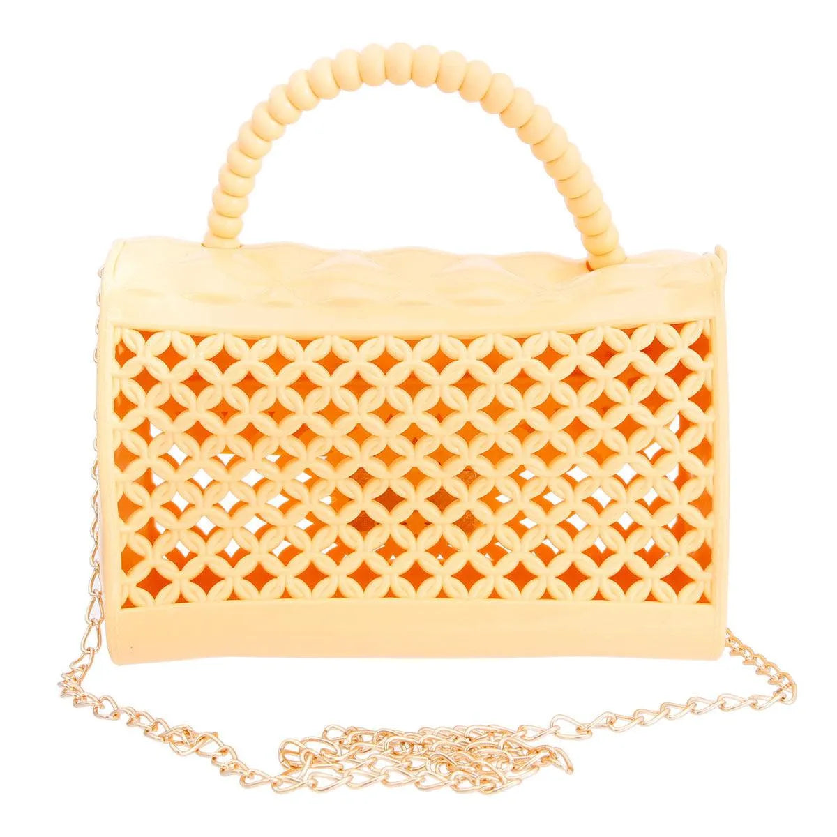 Yellow and Breezy Mini Crossbody Handbag: Unleash Your Inner Fashionista Jewelry Bubble