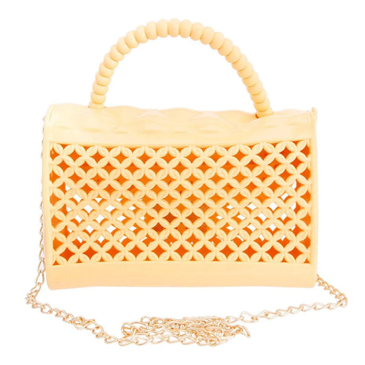 Yellow and Breezy Mini Crossbody Handbag: Unleash Your Inner Fashionista Pinktown