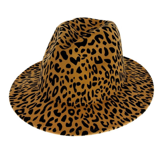 Brown Leopard Fedora: Elevate Your Look with this Must-Have Accessory