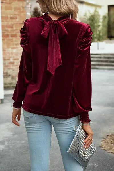 Chic Smocked Blouse with Puff Sleeves | Shop the Look Today