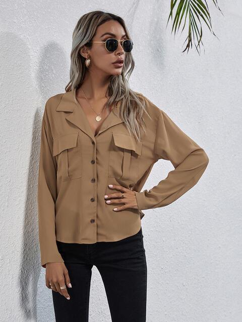 Classic Women's Collared Shirt for Timeless Style