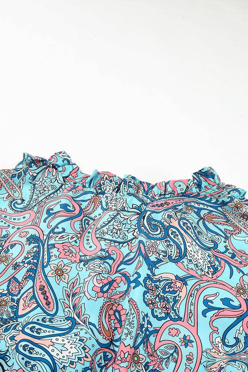 Comfy & Stylish Paisley Print Women's Maxi Dress - Shop Now
