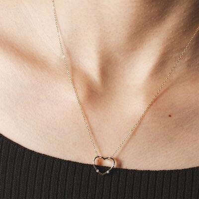 Discover the Timeless Elegance of Open Heart Necklace A Universal Symbol
