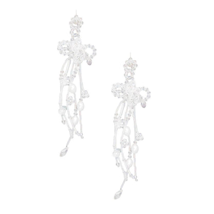 Embrace Pure Elegance with Stunning Long Tassel Purity Earrings