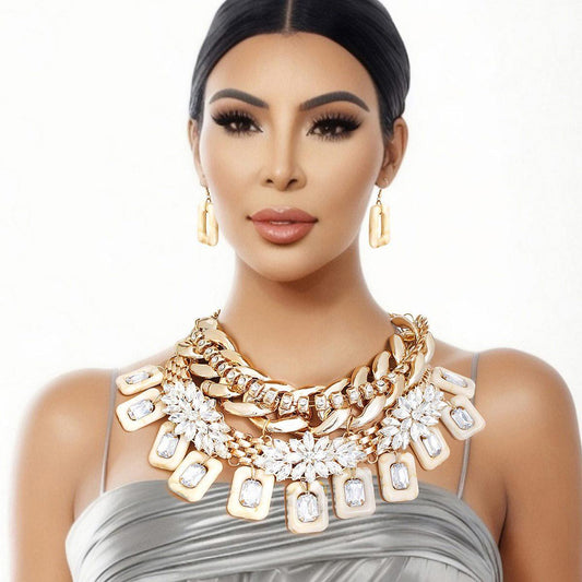 Fashion Jewelry: Goldie Look at Me Statement Necklace Set | Shop Now