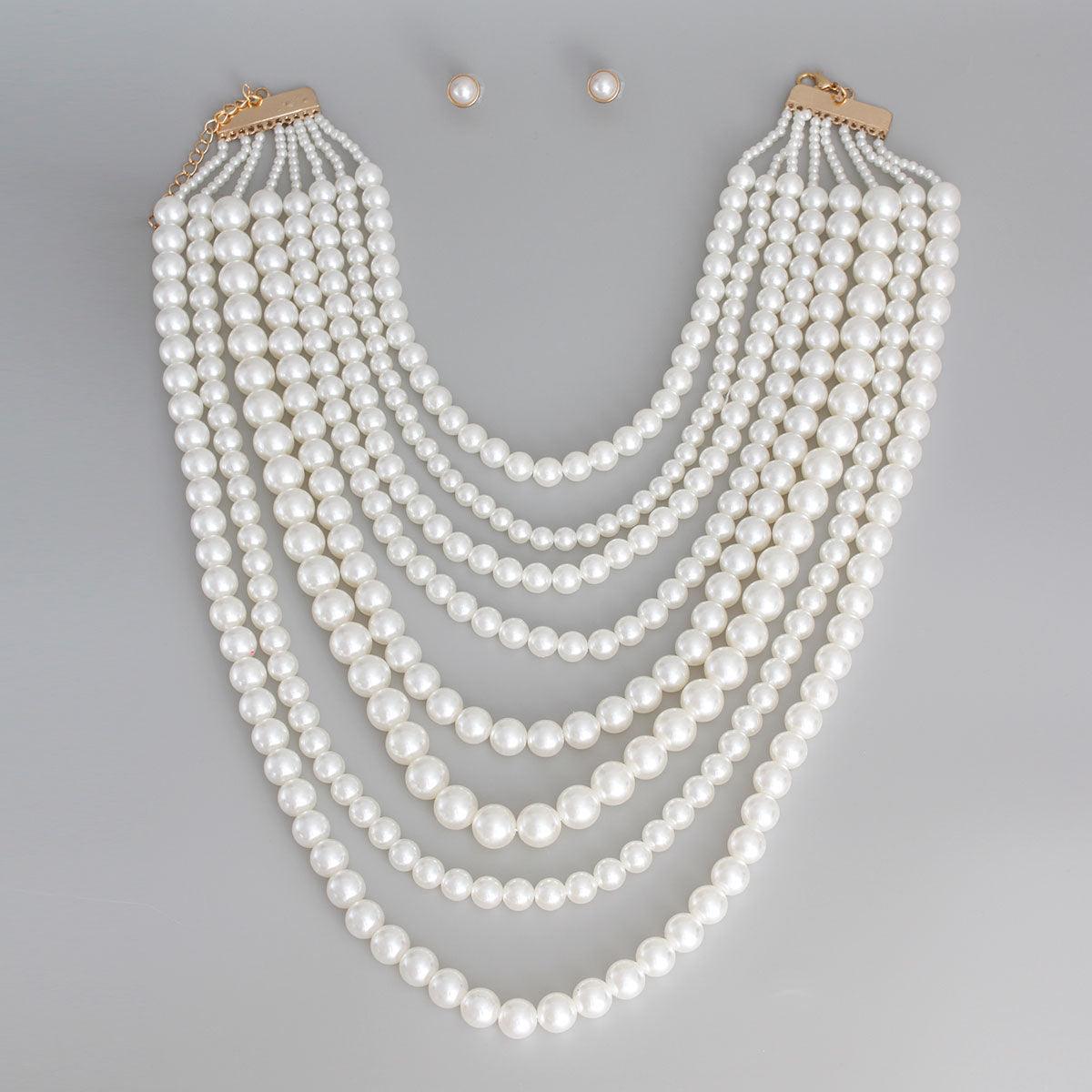 Fashion Jewelry: Multi-strand Pearl Necklace - A Timeless Statement Piece