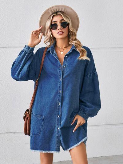 Feel the Good Vibes in This Casual and Comfy Denim Dress