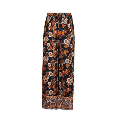 Floral High Waist Pants With Pockets | Shop Now! Flaunt Your Fashion Sense