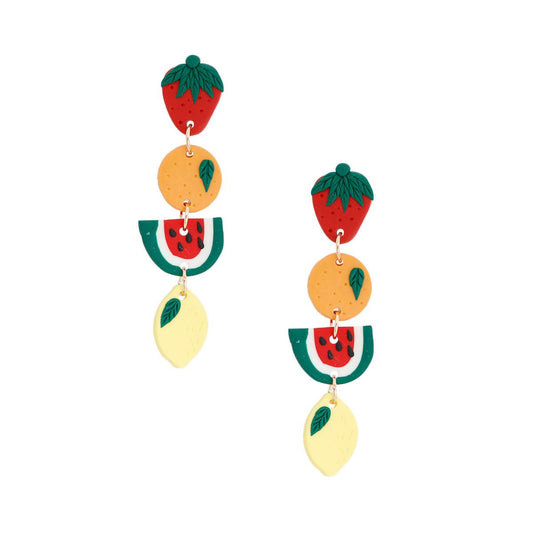 Fruit salad for your ears! Check out our Clay Dangle Earrings