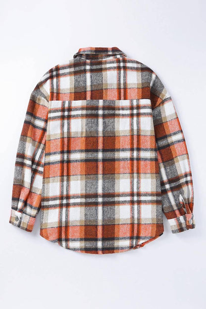 Get Effortlessly Stylish with our Ladies Flannel Shacket - Perfect for Any Occasion