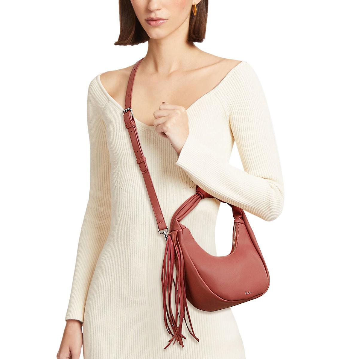 Get Noticed with a Stylish Pink Fringe Shoulder Bag for Women