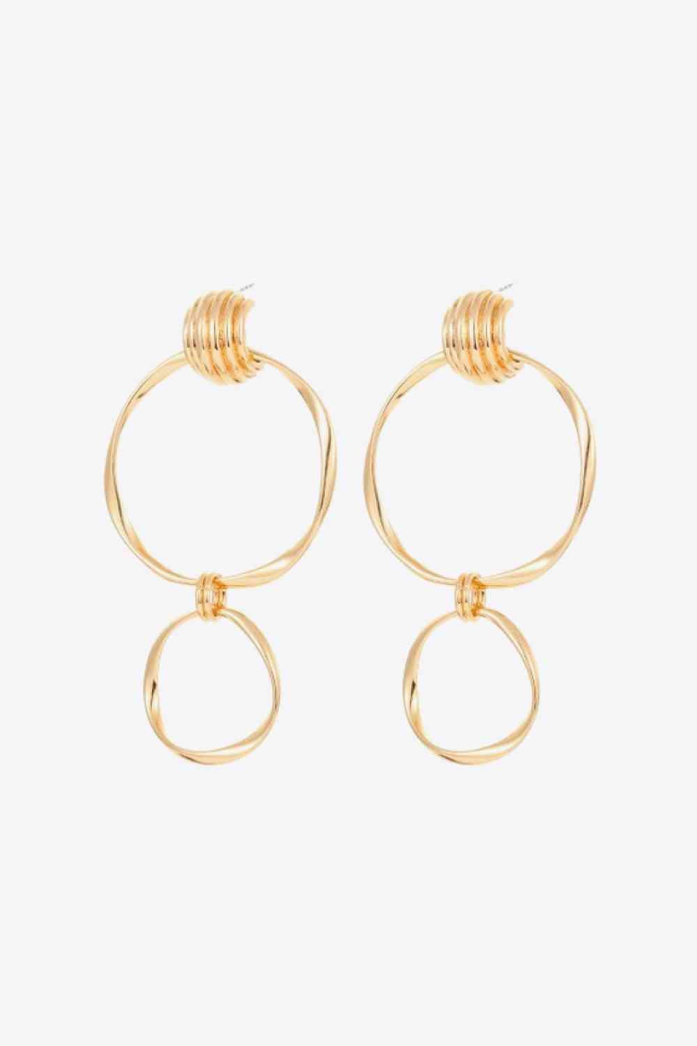 Get Noticed with Stylish Hoop Drop Earrings - Classic & Modern Pick!
