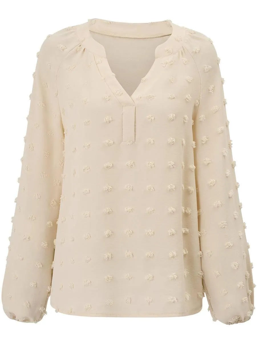 Get Noticed with Swiss Dot Blouse: Perfect for Casual Chic | Shop Now!